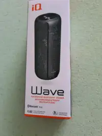 IQ Wave Waterproof wireless speaker with Bluetooth 5.0 - BNIB
