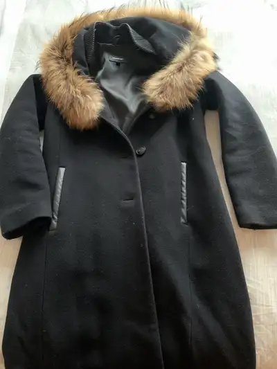 Mackage Wool Coat With Fur , View more