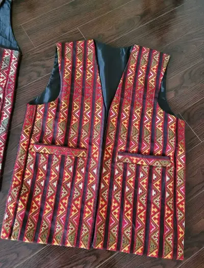 Matching Traditional Woven Vests – Medium & Small, View more