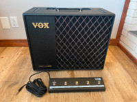 Vox VT100X Guitar Amplifier with Foot Switch