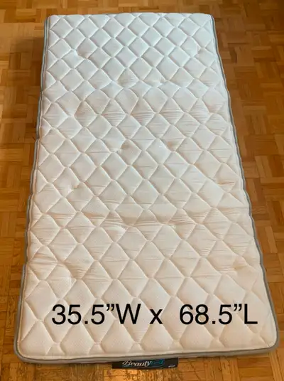 Simmons Beautyrest Pocket Coil Mattress for Pullout Sofa, View more