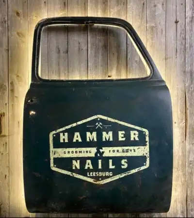 I'm looking for an old truck door with advertising on it to buy please let me know what you have tha...