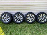 Hyundai Tucson mags & Uniroyal winter tires 225/60r17