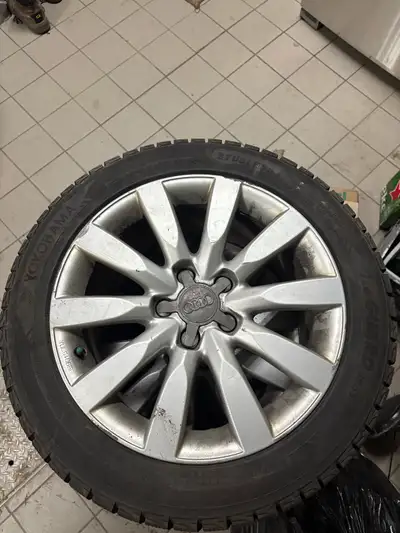 yokohama iceguard winter tires with rims Set of 4 size: 245/45 R17 used 1 winter all 4 tires * Tire...