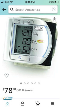 Bios Wrist blood pressure