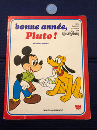 Vintage Disney ,bonne année ,Pluto! et autres contes