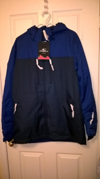 New O'Neill ski jacket, sizes M and L.