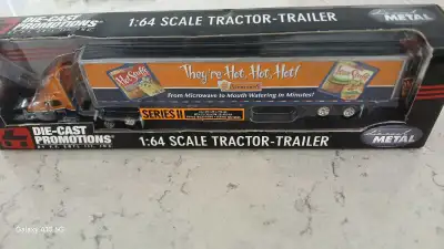 Schneiders hot stuff tractor trailer diecast, View more