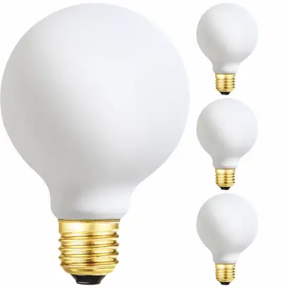 4 LEOOLS LED Light Bulb G25/G80 Dimmable Matt Soft White 6W=60W, View more