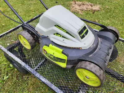 Lawn Master  Electric Corded Green Lawnmower 2 in 1 ME1018X, View more