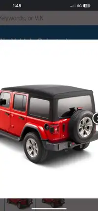 Soft top Jeep wrangler (2020)
