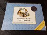 Vintage 2002 Winnie The Pooh Calendar Book