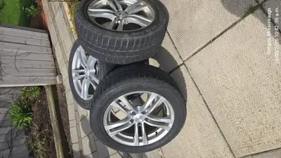 P245 50/R18 on RWC Rims Lug pattern 5X114.3 about 50% thread remaining. $200 OBO