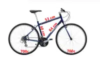 Kona Dew Adult Bike 700c wheels