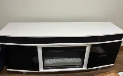 TV Stand Electric Fireplace with Surround Sound, View more