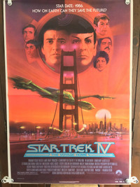 “Star Trek IV: The Voyage Home” (1986) original movie poster