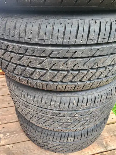 ***For sale, TIRES ONLY*** Four 245/40/RF19 summer tires used less than 5000Km, no repair or damage,...