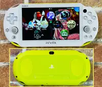 128GB PSVITA    SLIM  LIME GREEN《MOD》500+ Games on SD