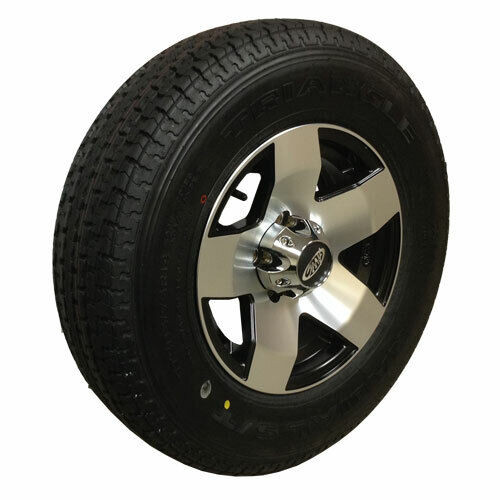 ST205 75 R15 - TRAILER TIRE on ALUMINUM RIM - CLENTEC in RV & Camper Parts & Accessories in Oakville / Halton Region - Image 2