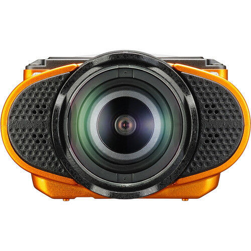 RICOH UHD 4K Action Video Camera 1.5-Inch LCD Orange WG-M2 in Cameras & Camcorders in Burnaby/New Westminster - Image 3