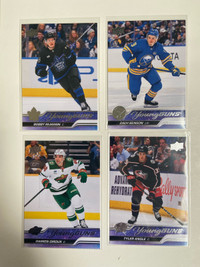 2023-23 UD Series 2 Young Guns - 16 card lot