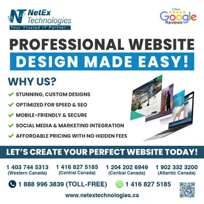 Professional Website Development, Web Design, e-Commerce, View more