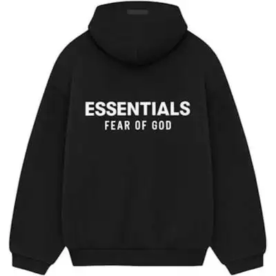 ESSENTIALS Hoodie Black, View more