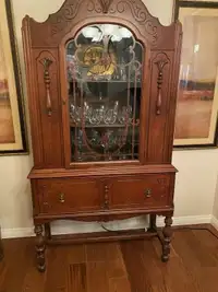 Dining Room table, 4 chairs, and China cabinet