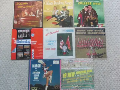 College Themed Albums on Vinyl - 8 To Choose From, View more