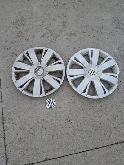 Volkswagen Jetta Hubcaps for Sale. They are from a 2012 Volkswagen Jetta Trendline Plus car. They fi...