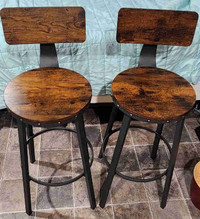 Vasagle bar/counter stools in rustic brown reg $102