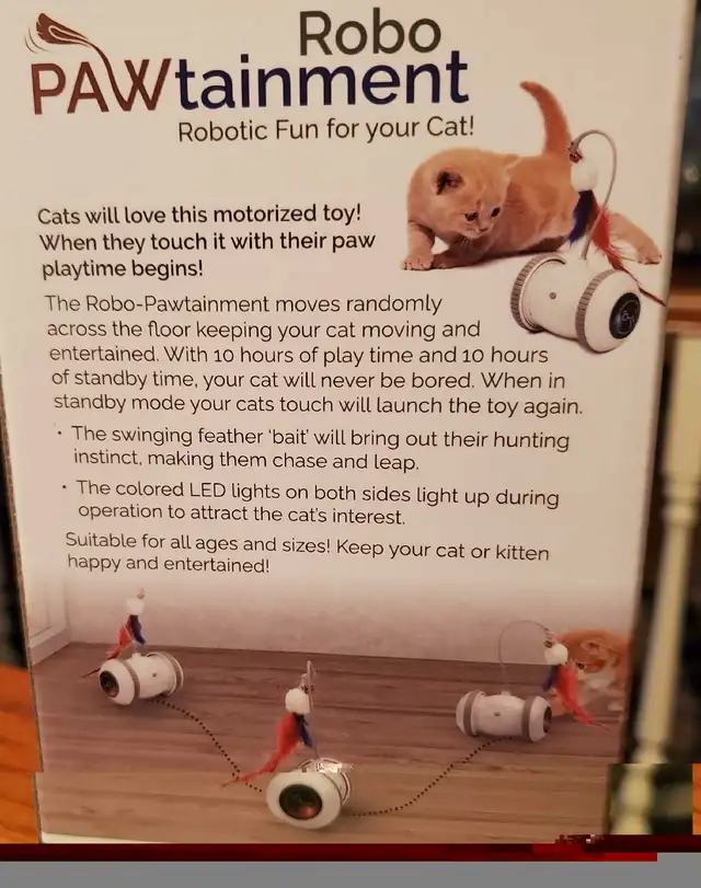 Floppy Fish and Robotainment Cat Toys in Accessories in Vernon - Image 4