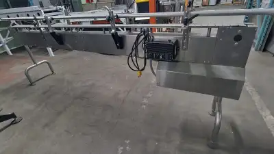 Conveyor en acier inox 9' long x couroir 4'' large 115 volts var, View more