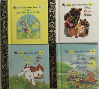 4 miniature version of Golden's children's stories HARDCOVER