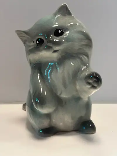 CHAT ANGORA VINTAGE RETRO MID CENTURY CÉRAMIQUE POTERIE CAT, View more