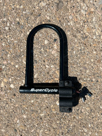 Supercycle Steel Bike U-lock with 2 keys