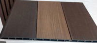 Exterior wood composite siding soffit available 