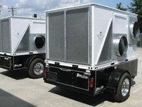 Trailer Mounted 10 Ton Portable Air Conditioning Units, Spot Air