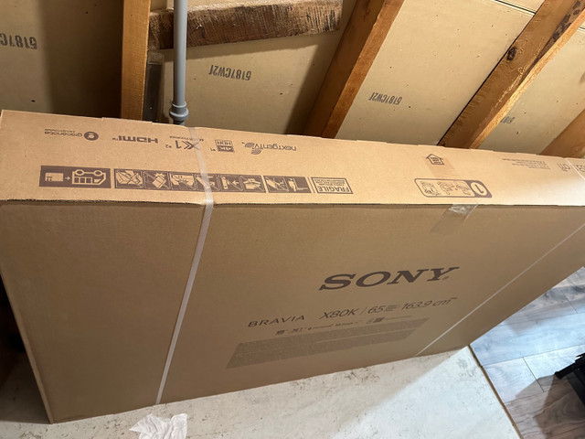 brand new - sealed Sony Bravia 65” smart Television. in TVs in City of Toronto - Image 2