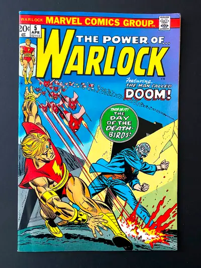 Warlock #5 - 1973 - First appearance Dr. Doom of Counter-Earth, View more