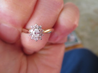 Diamond Cluster Ring