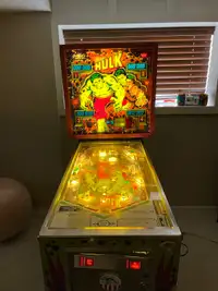 For Trade - The Incredible Hulk Pinball Machine