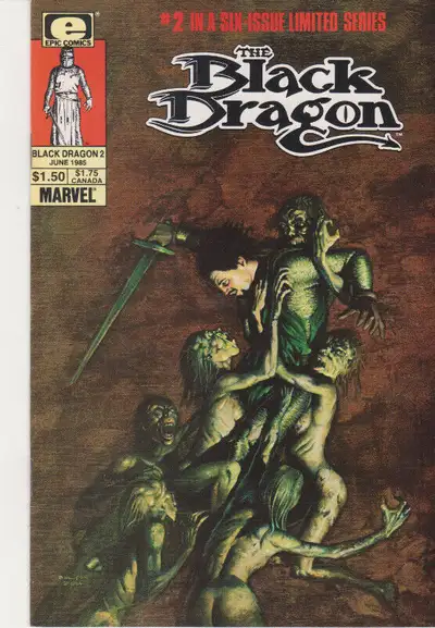 Marvel/Epic Comics - The Black Dragon - 4 comics., View more