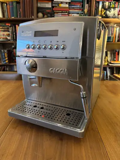 Gaggia Titanium Plus Espresso Machine (super automatic), View more