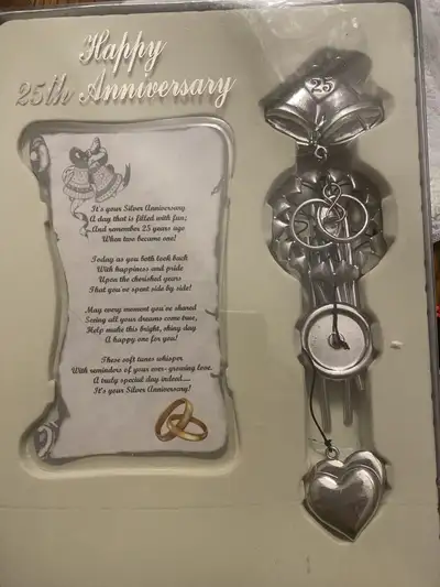 25th Anniversary Wind  Chimes , View more