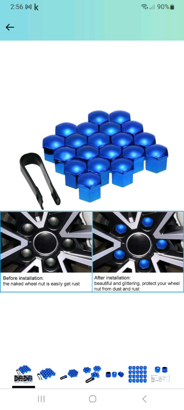 20pcs Universal 17mm Wheel  Protector in Other Parts & Accessories in Edmonton