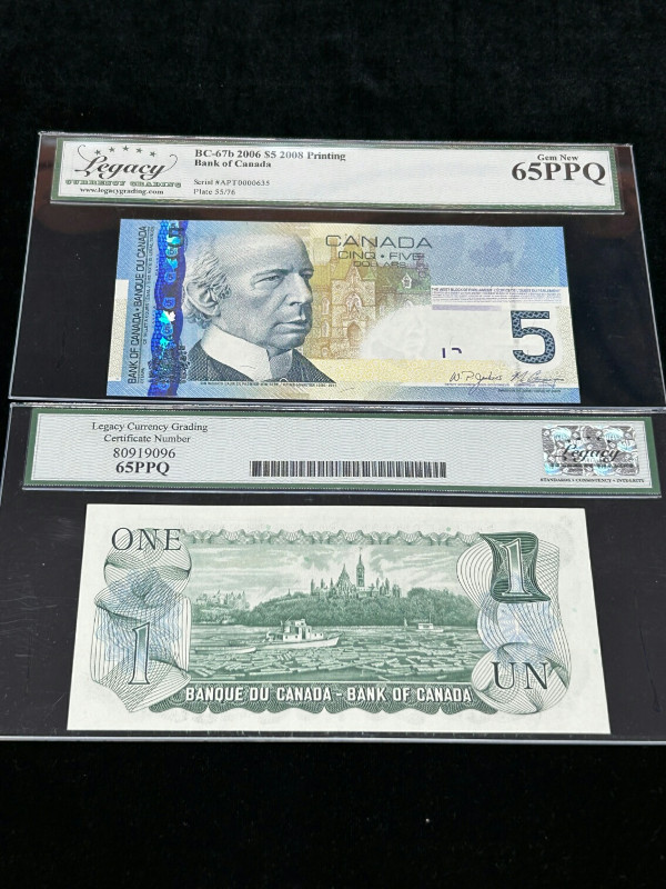 Matching Serial # and Radar Rotator Banknotes !! !! in Arts & Collectibles in City of Toronto