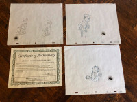 Garfield Original Production Drawings