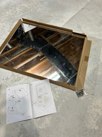 Mirror with shelf, 50x60 cm (19 5/8x23 5/8 ")