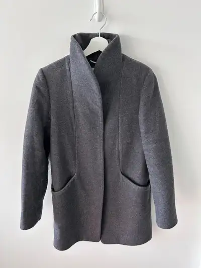 Grey Aritzia wool/cashmere coat (the Cocoon coat), View more